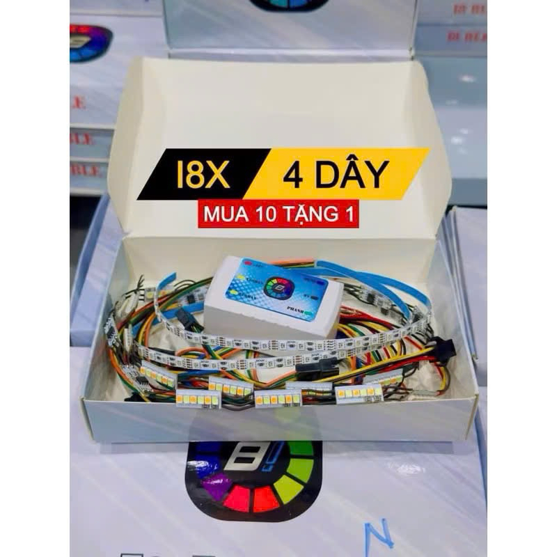 Audi i8X 4 สาย i8X วงจร Led 2 สาย i8-A11 และ A8pro A11pro พร้อมการปรับแอป