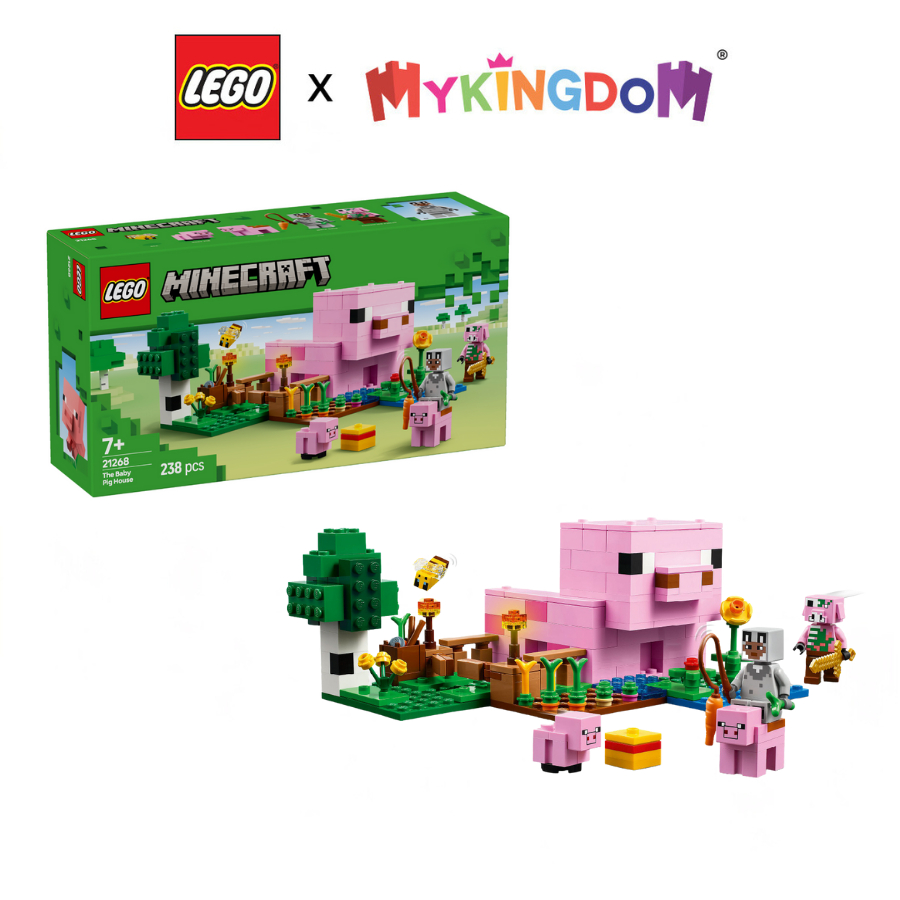 LEGO MINECRAFT 21268 Piglet House Assembly Toy (238 อะไหล่)
