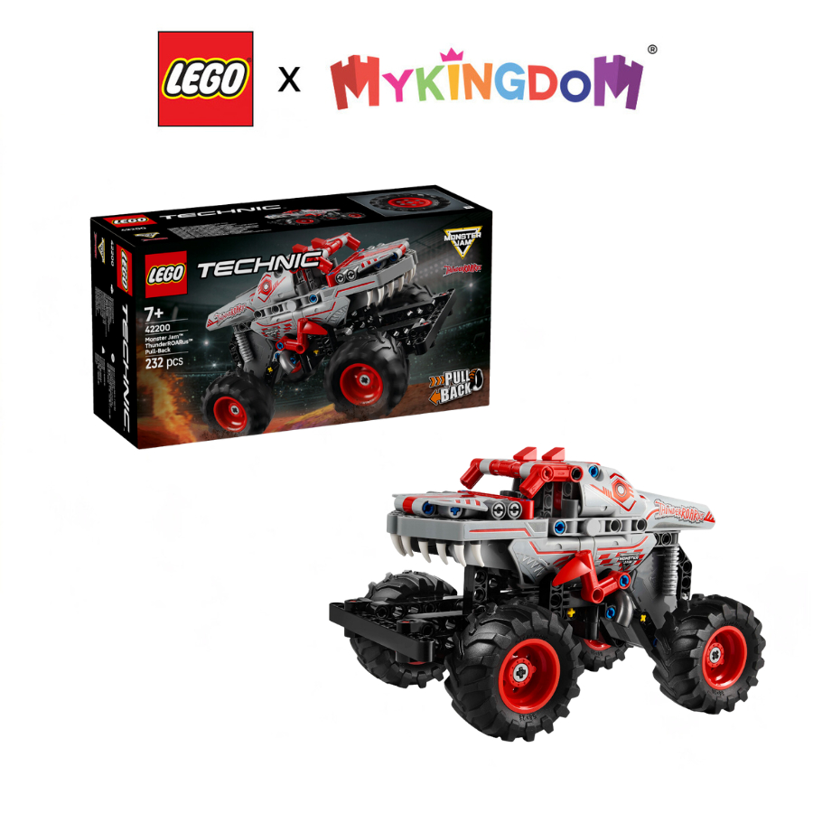 LEGO TECHNIC 42200 Monster Jam-ThunderROARus Vehicle Assembly Toy (232 Parts)