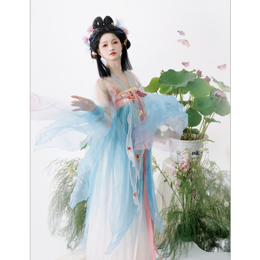 Tang Dynasty Ancient Dance Set SM3 - ชุดคอสเพลย์จีน - เครื่องแต่งกายการแสดงจีน