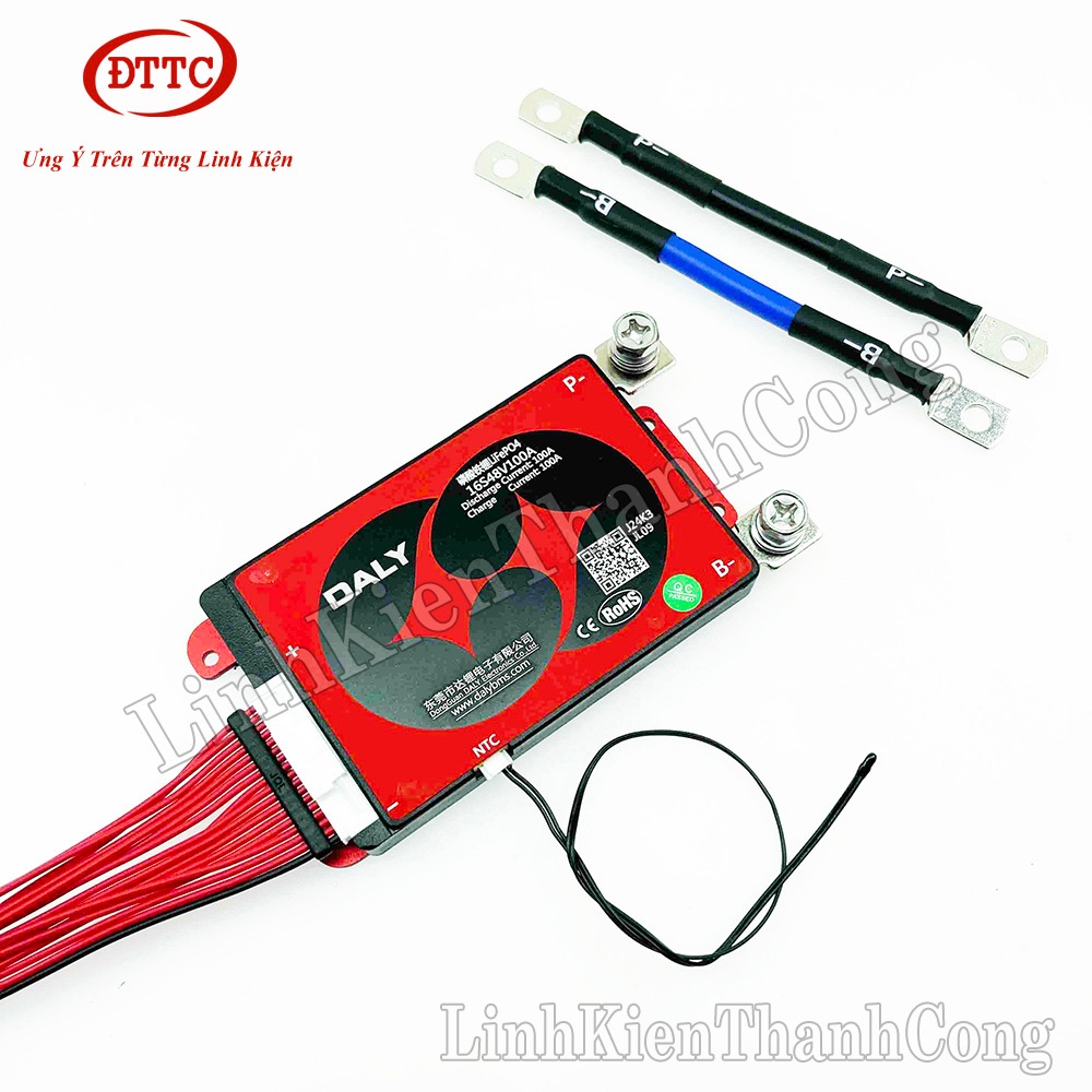 BMS DALY วงจรป้องกัน 48V 16S 3.2V 40A 60A 100A