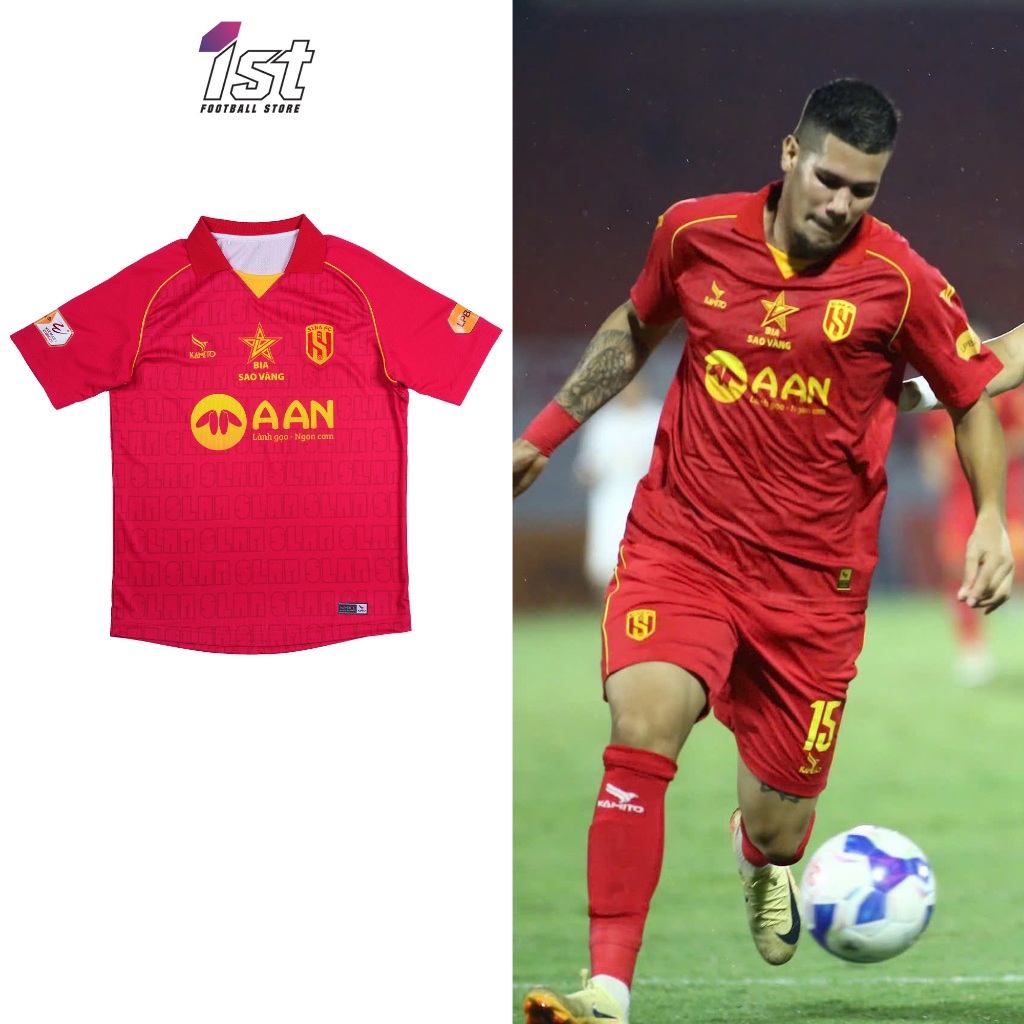เสื้อฟุตบอล Song Lam Nghe An Club V.League 2024-2025 Season Red - Kamito