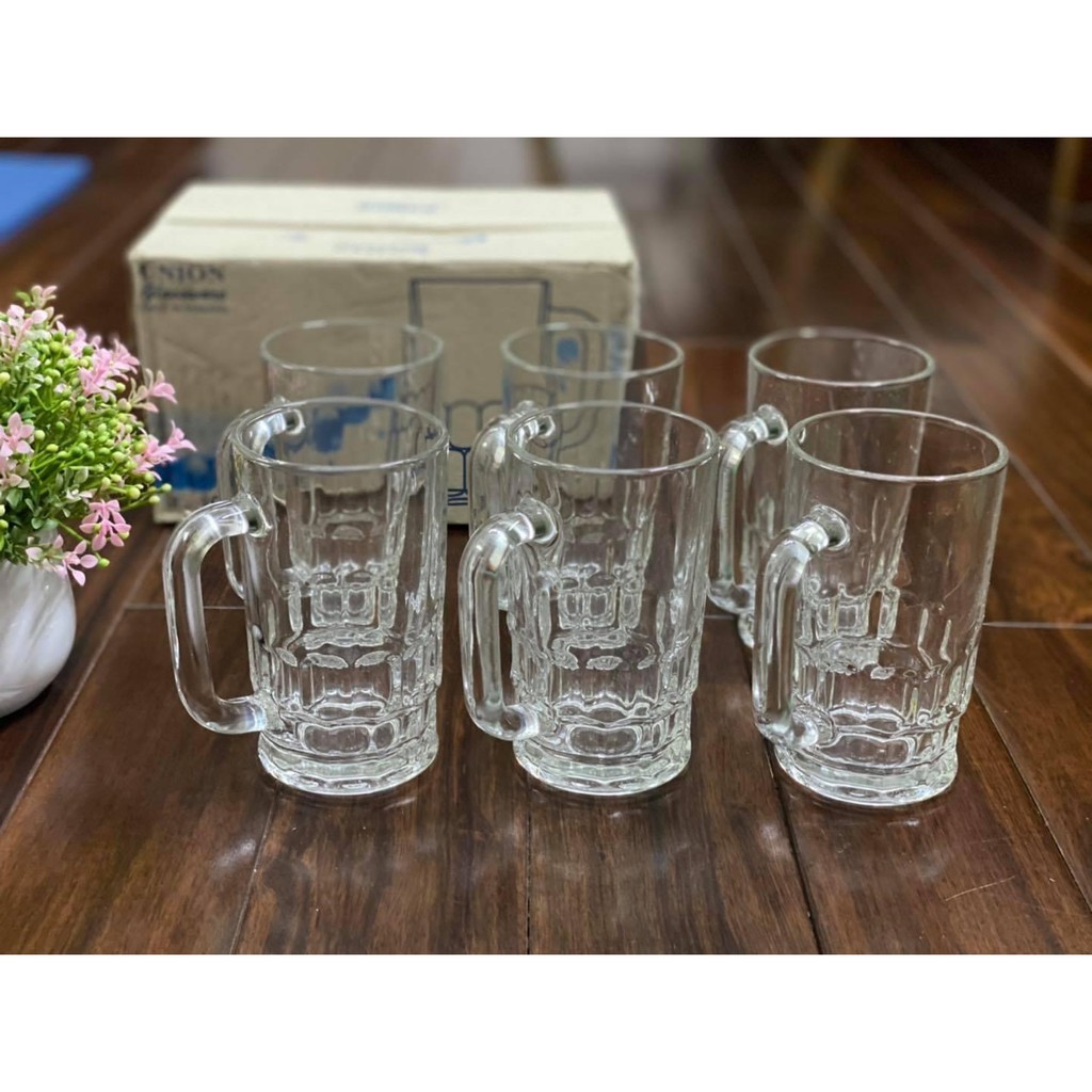 ชุดถ้วยเบียร์แก้ว 6 ชิ้น UG 999 Thailand 385ml