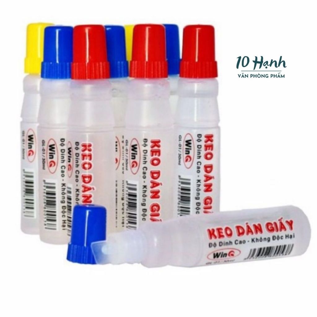 [GL01] กาวกระดาษ / กาวน้ํา / กาวน้ํา / กาวน้ํา / กาว 30ml Win Q / WinQ GL 01 / GL-01 - สินค้าของแท้