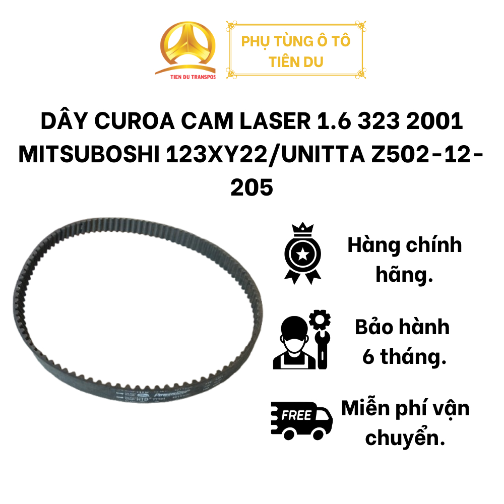 LASER CAM BELT 1.6 323 2001 MITSUBOSHI 123XY22/UNITAT Z502-12-205
