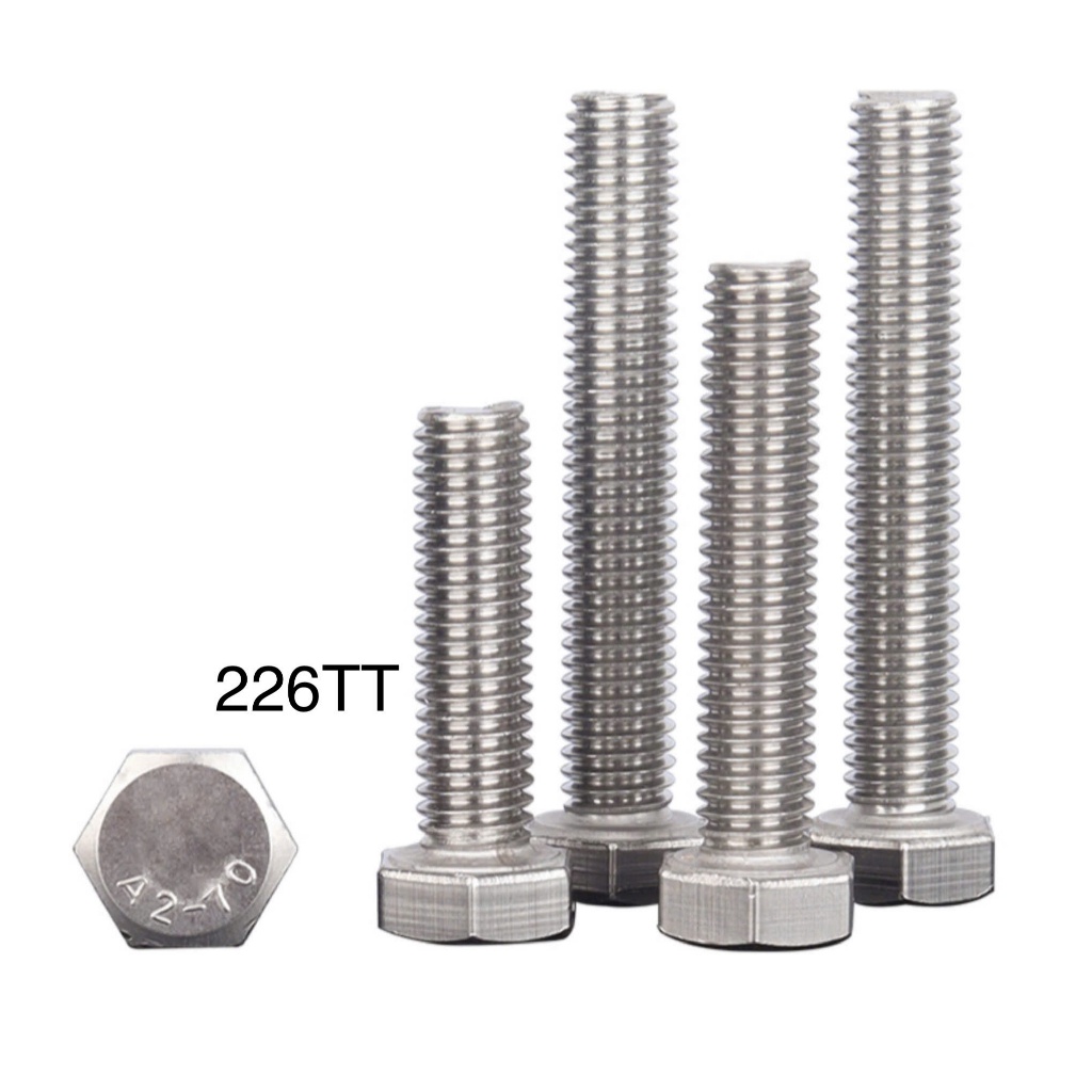 BULONG + NUTS (INOX201) FROM M5 TO M16