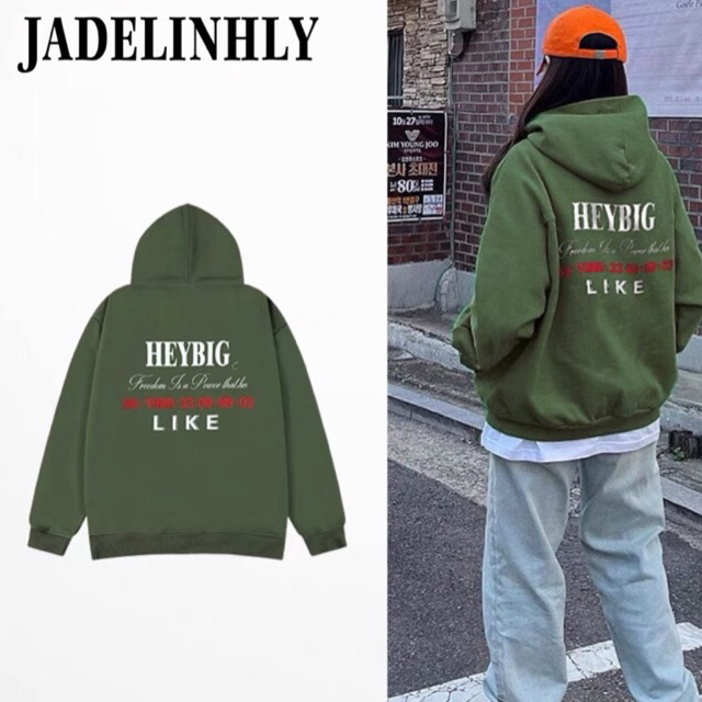 Nelly heybig like เสื้อฮู้ด