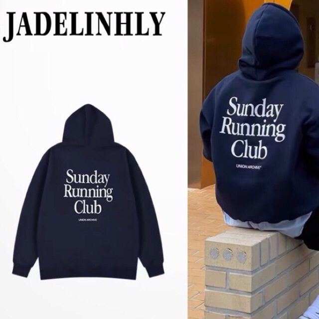 เสื้อมีฮู้ดวิ่ง Nelly heybig sunday