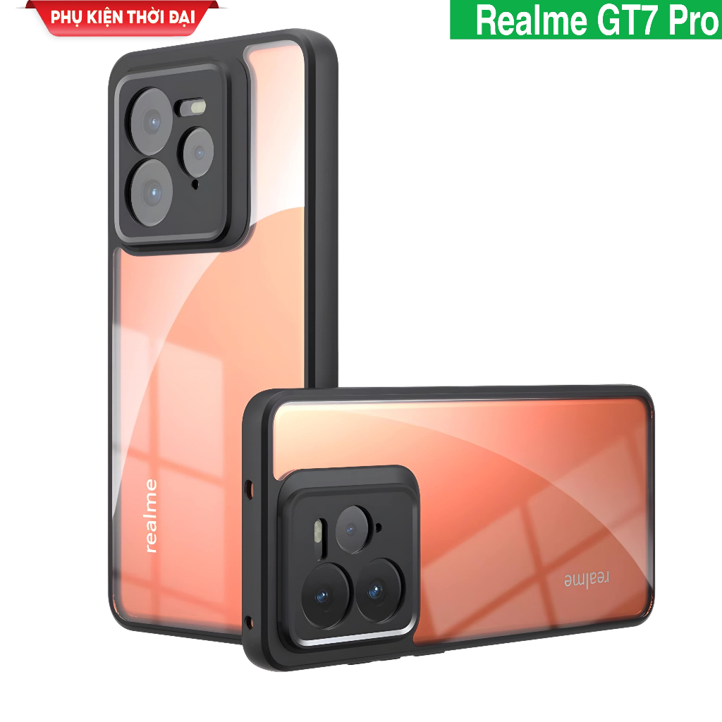 เคส Realme GT7 Pro ด้านหลังใส กันกระแทก กันกระแทก กันกระแทก