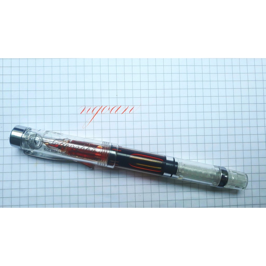 Net Viet 079 ปากกาใบไม้ไผ่หนา - การเตรียมการทดสอบการเขียนด้วยลายมือที่สวยงาม - สินค้าของแท้ - รูปที่ 6