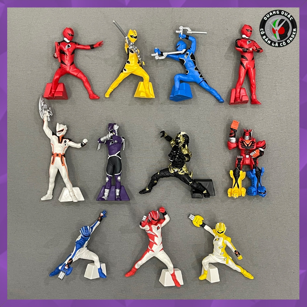 ของเล่นโมเดลของแท้ Full Set HG Gekiranger - ฟิกเกอร์ Juken Sentai Gekiranger