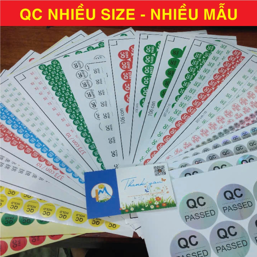 QC PASS STAMP - QC HOLD - QC FAIL