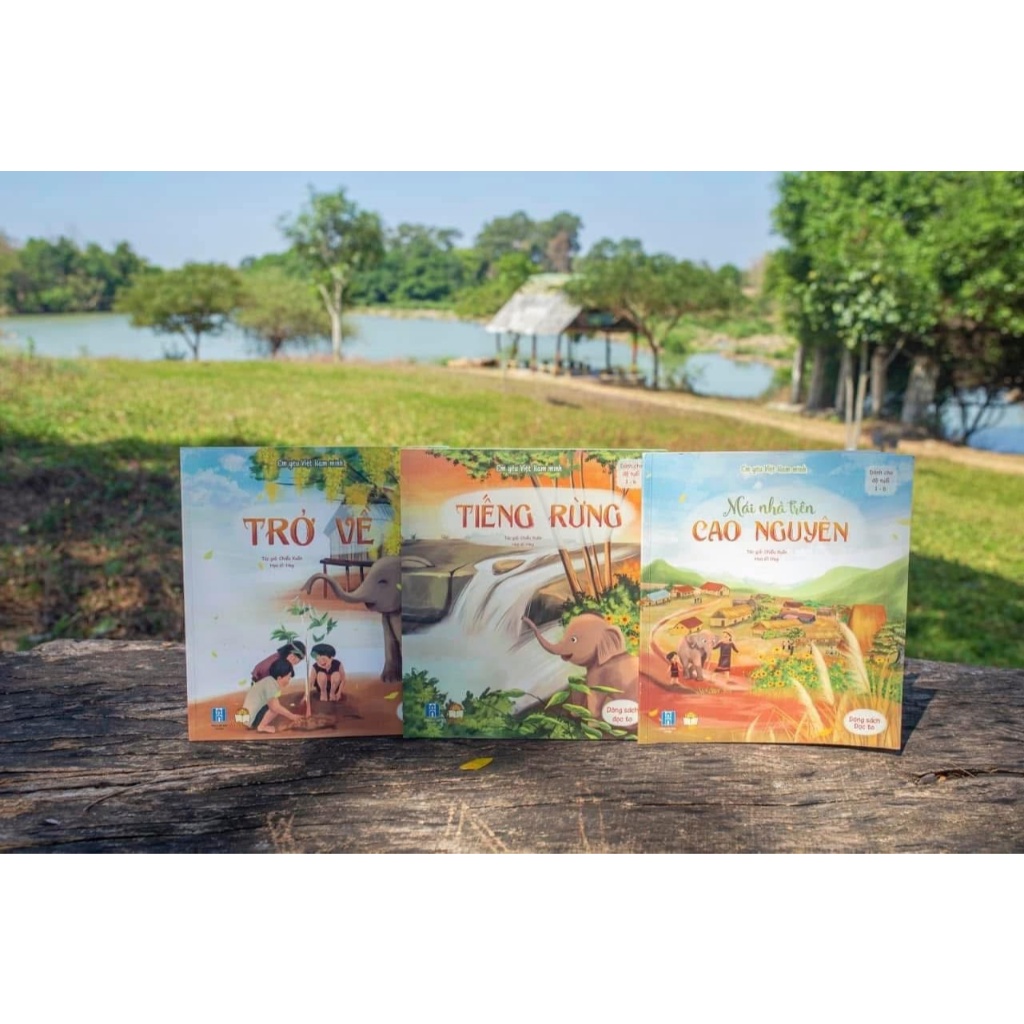 หนังสือ - I Love Vietnam - Duong Dieu Elephants Journey - ชุด 3 ชิ้น