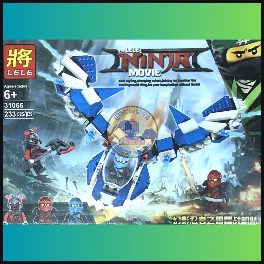 Ninjago Movie Warship Model Assembly Toy Set with LELE Character