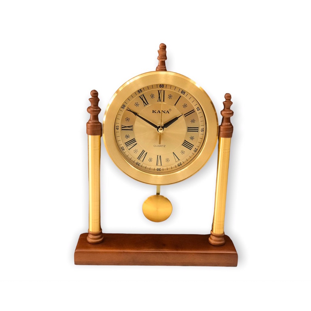 นาฬิกาตั้งโต๊ะลูกตุ้มไม้ BL-02LM