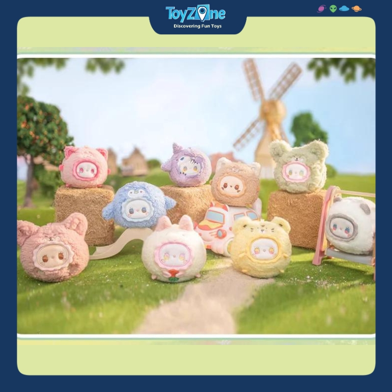 กล่องตาบอดรุ่น Emma RuaRua Zoo TuanTuan MJ STUDIO พวงกุญแจตุ๊กตาหมี