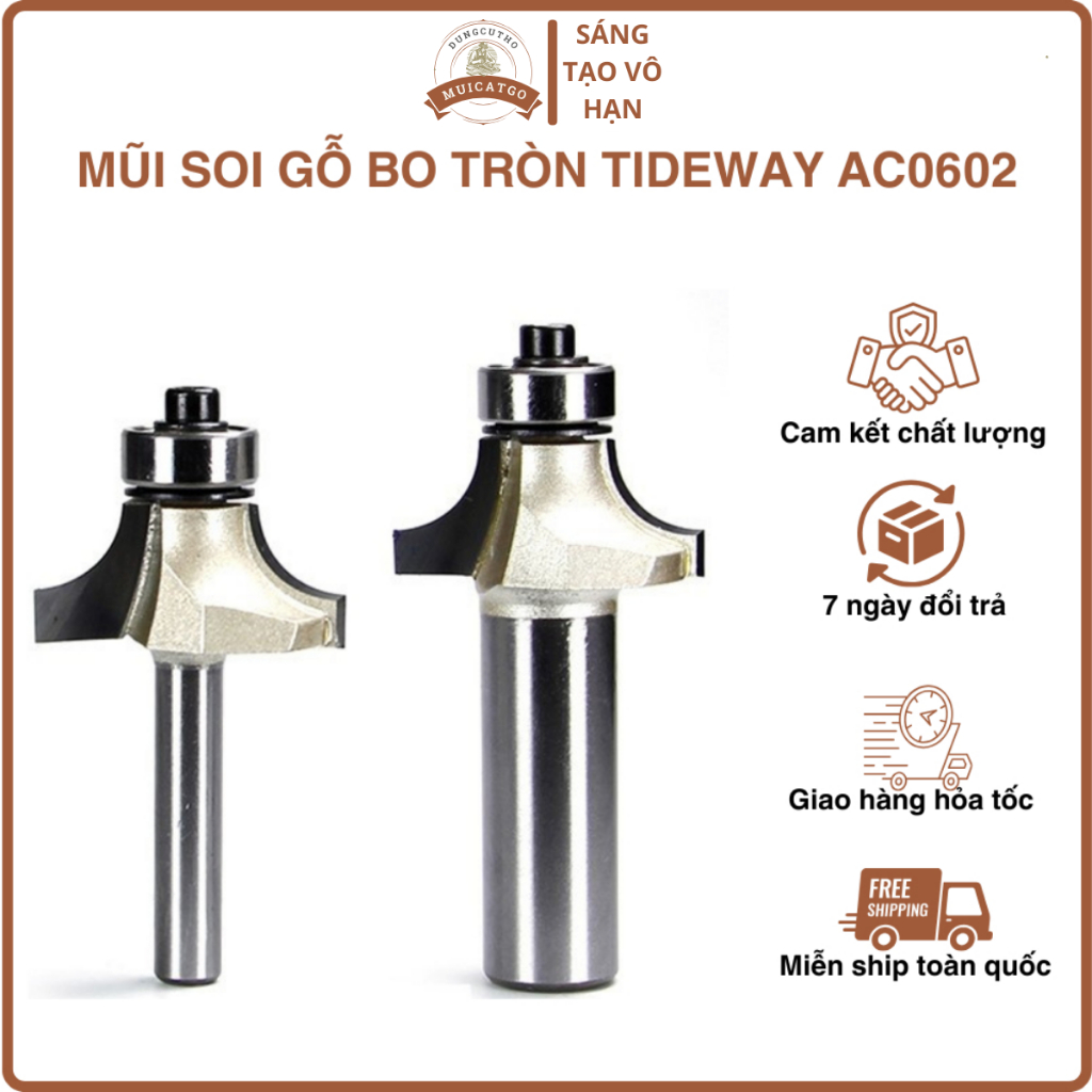 TIDEWAY AC0602 ไม้กลม NOSE