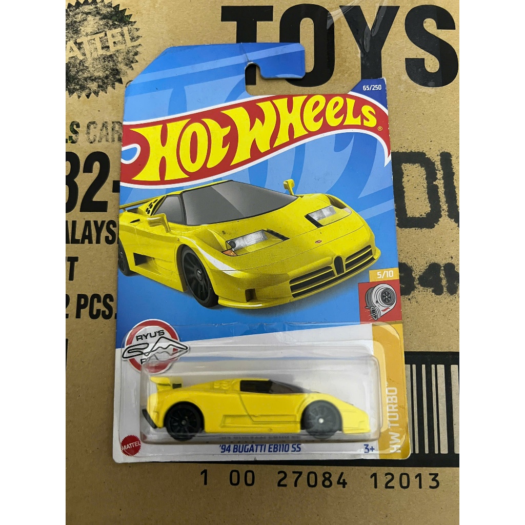 LeHuong Diecast - Hot Wheels 94 Bugatti EB110 SS (สีเหลือง)