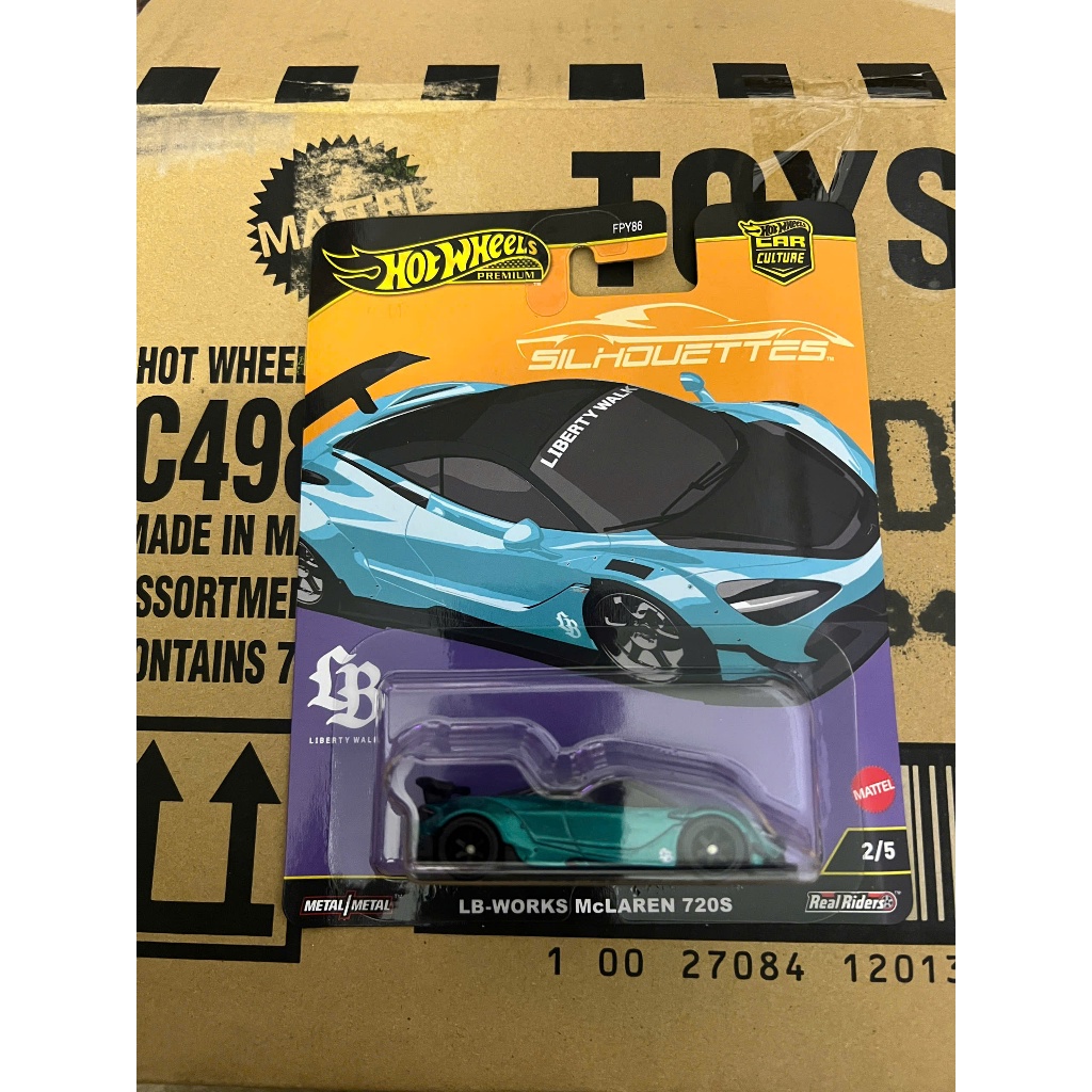 LeHuong Diecast - Hot Wheels Premium LB-Work McLaren 720S (สีน้ําเงินในชุด Silhouette)