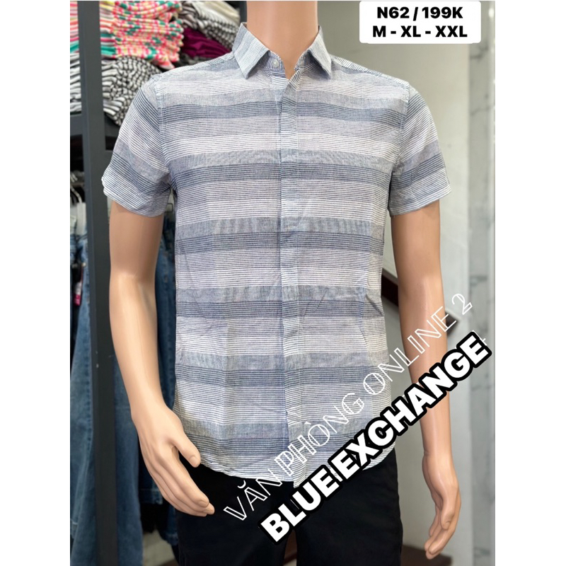 เสื้อเชิ้ตแขนสั้นผู้ชาย - The Blues N62