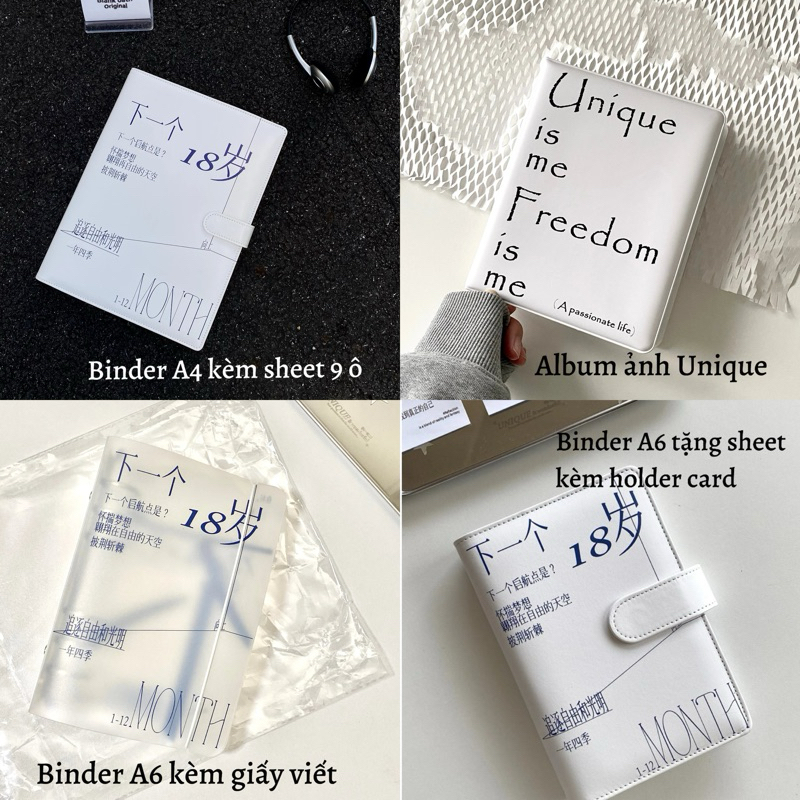 Binder Blank Oath Notebook และอัลบั้ม