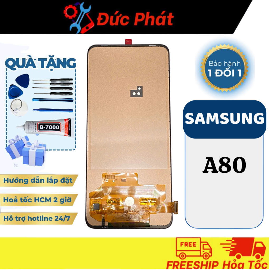 หน้าจอเปลี่ยน Samsung A80 QX (แถมฟรีกาวและชุดซ่อม)