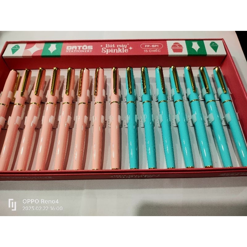 ปากกาหมึกซึม Batos Spinkle FP - BP1 น้ําเงิน ชมพู