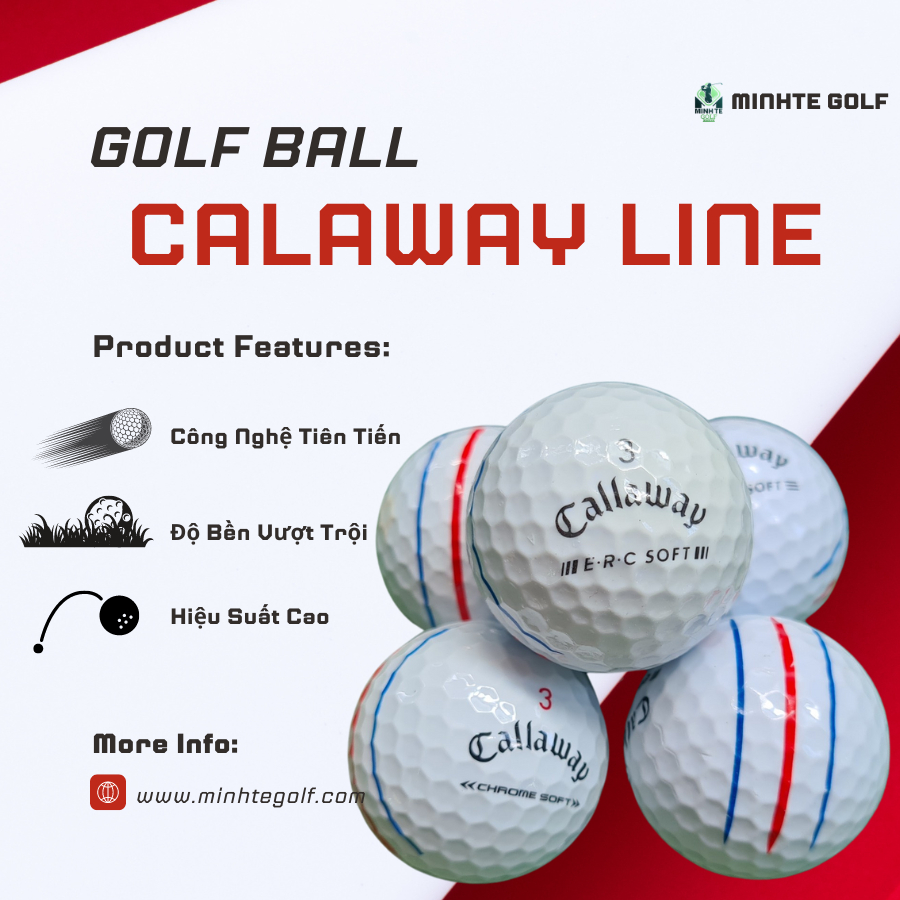 Callaway Triple Track Golf Ball - Callaway Line Golf Ball - เชี่ยวชาญในการ Putt