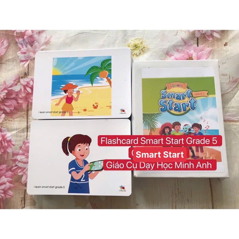 แฟลชการ์ด Smart Start GRADE 5 -GRADE 5 ️ 211 การ์ดดีไซน์สองด้าน Smart Start การ์ดภาษาอังกฤษ เกรด 5