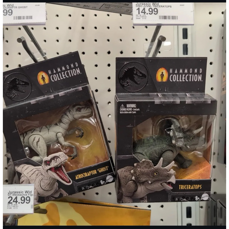 Mattel Jurassic world Hammond collection,Velociraptor Delta โมเดลไดโนเสาร์ ของขวัญสะสมสําหรับเด็กอาย