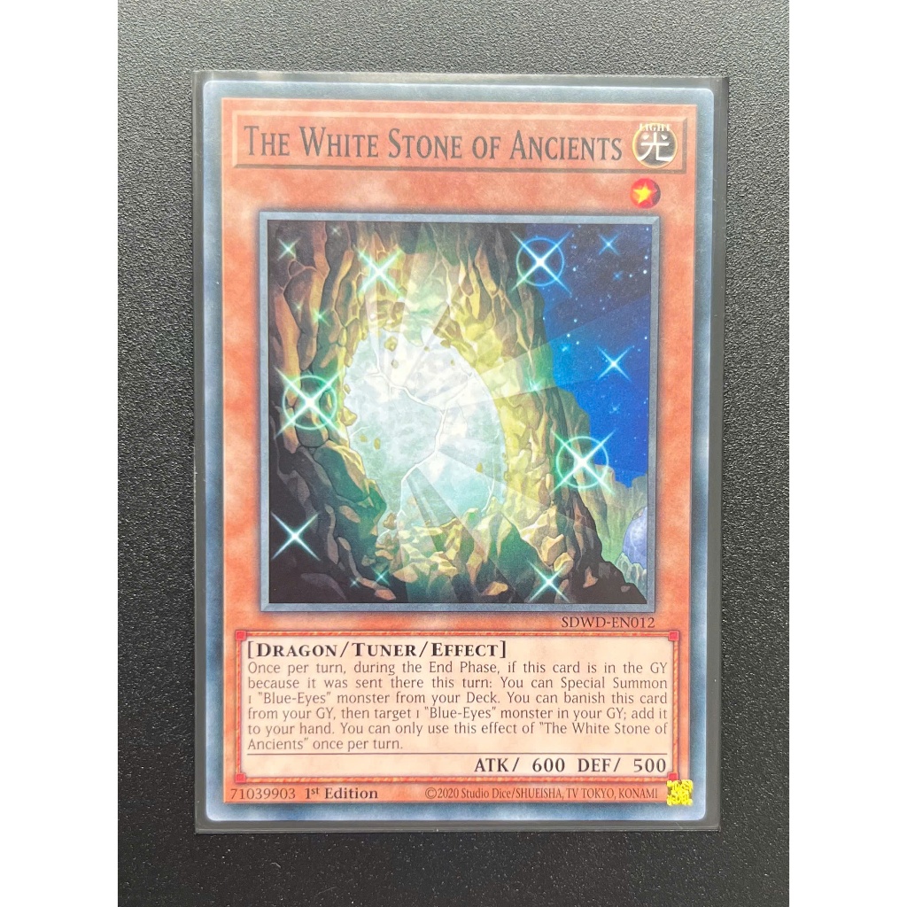 YMS - [การ์ด Yugioh] - [TCG-UK] - SDWD-EN012 - หินขาวแห่งโบราณ - ฉบับทั่วไป 1