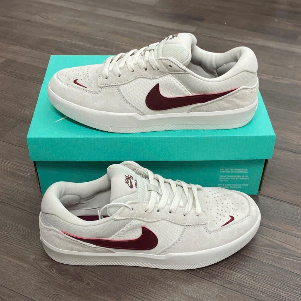 SB Force 58Photon Dust รองเท้าผ้าใบ, SB รองเท้าผ้าใบสีเทาสีดํา Streaks Red Streaks Beautiful Edition เต็มกล่อง