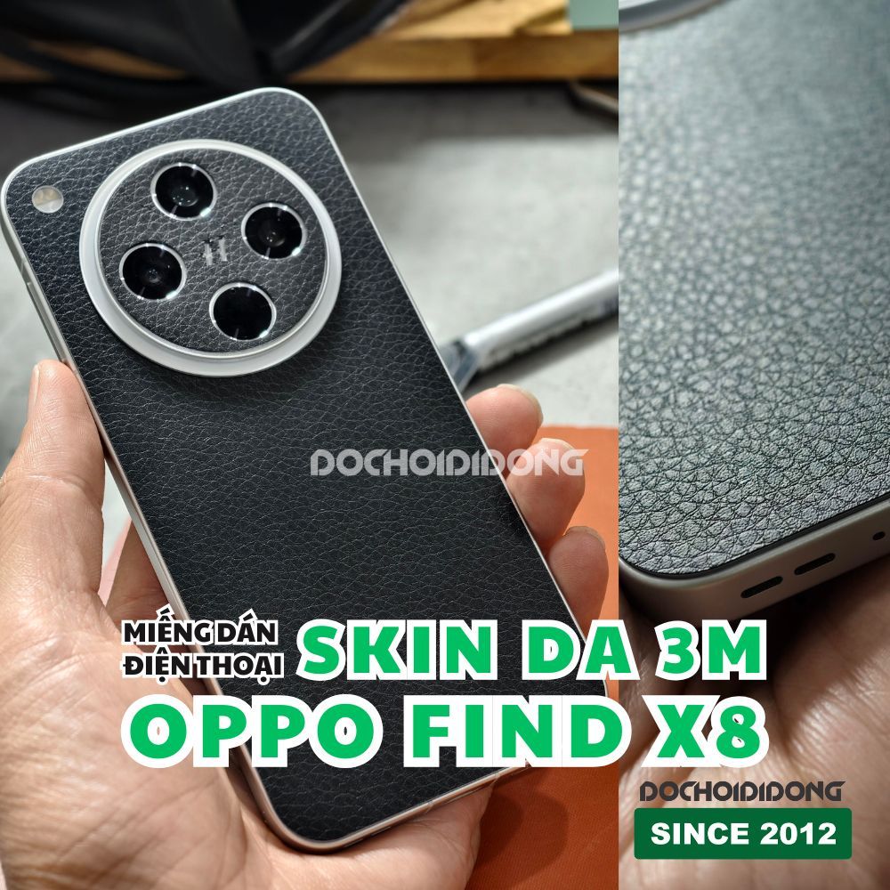 [หลายสี] เปลี่ยนสี PPF สติกเกอร์ผิวสําหรับ Oppo Find X8 รุ่นรูปแบบหนัง 3M พรีเมี่ยม
