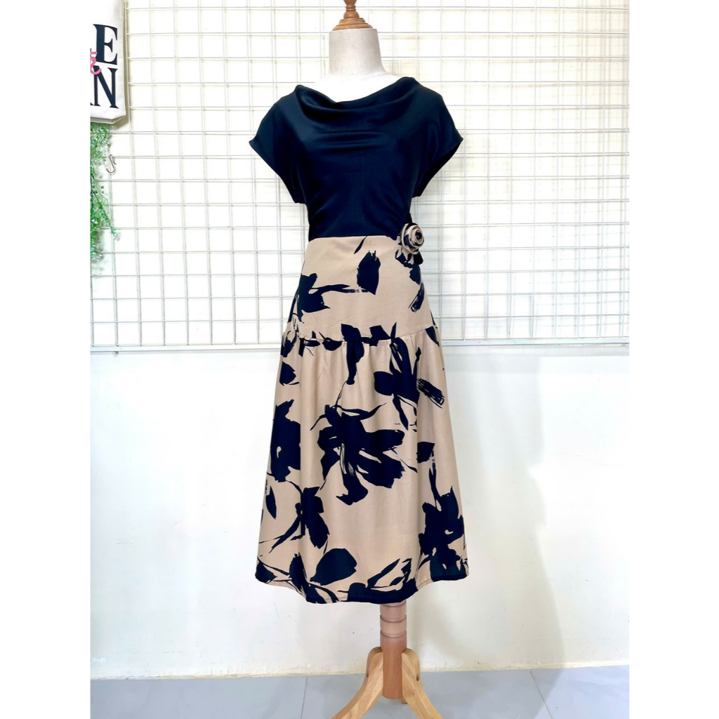 (VT) ชุดเดรสกลางอายุอ่อนเยาว์พร้อมดีไซน์หรูหราหรูหราและหรูหราสําหรับปาร์ตี้ชั้นสูงสําหรับคุณแม่ lt88