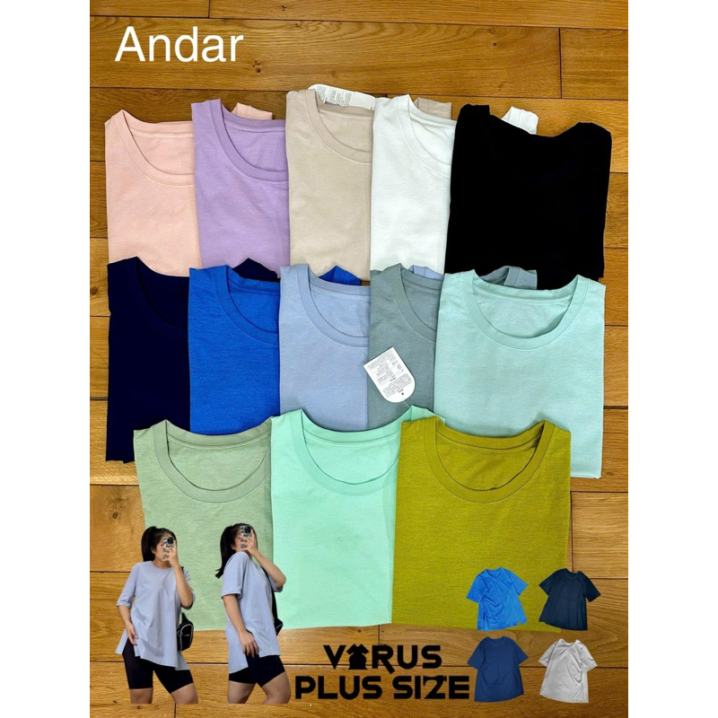 [virusplussize]เสื้อยืด andar bigsize ของแท้