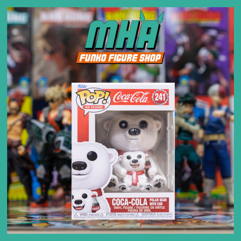 Funko Pop Ad Icons ของแท้: Coca-Cola 90s: Polar Bear with cub 241
