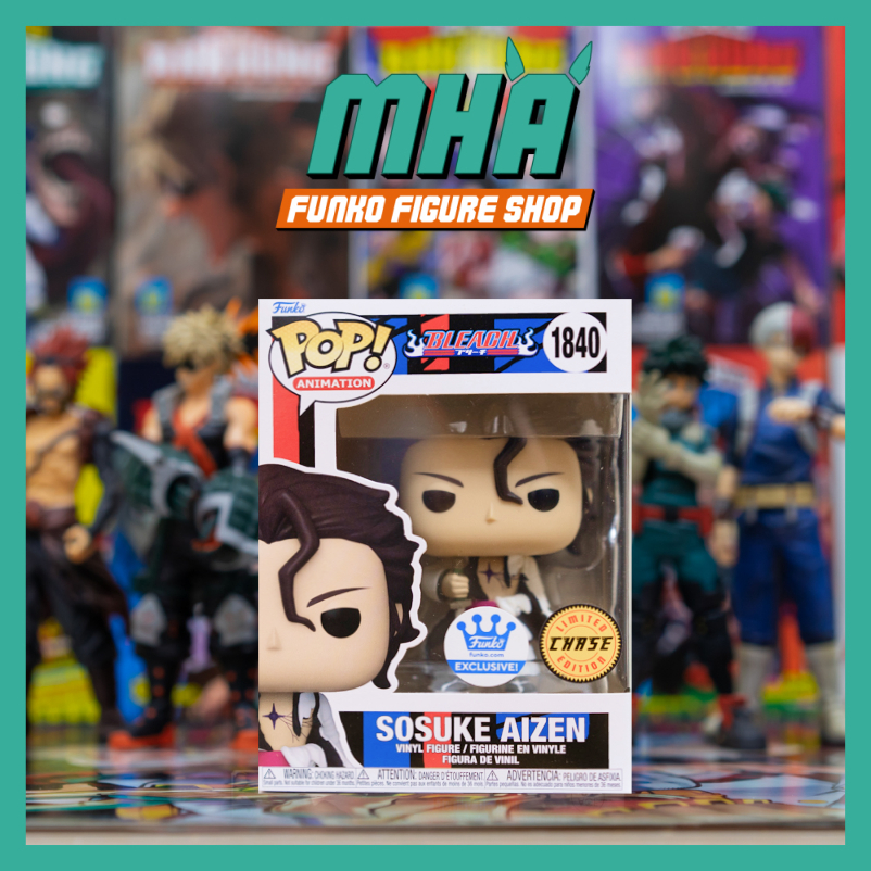 Funko Pop Bleach ของแท้ - Sosuke Aizen 1840 Chase Limited Edition รุ่น - Funko Shop Exclusive Stamp