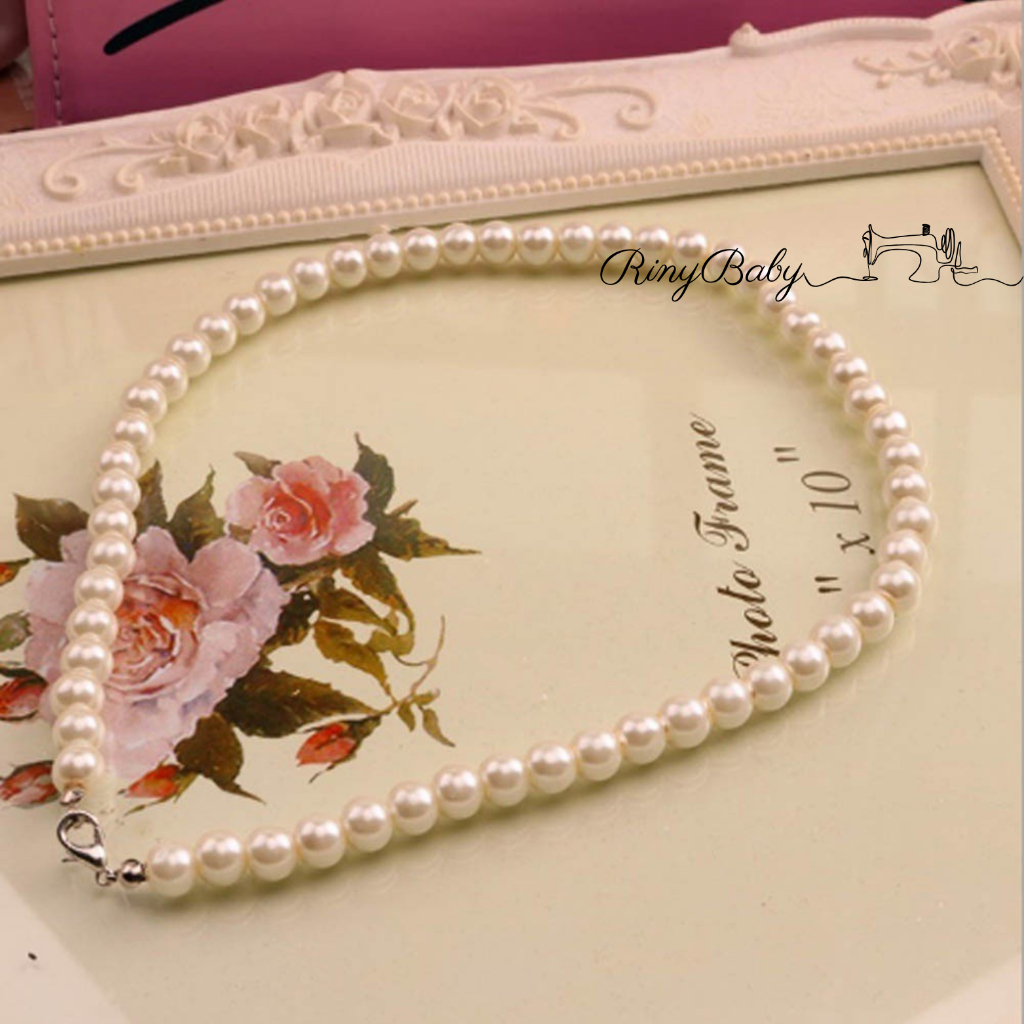 RinyBaby TS1 สร้อยคอลูกปัดเทียมสุดหรู