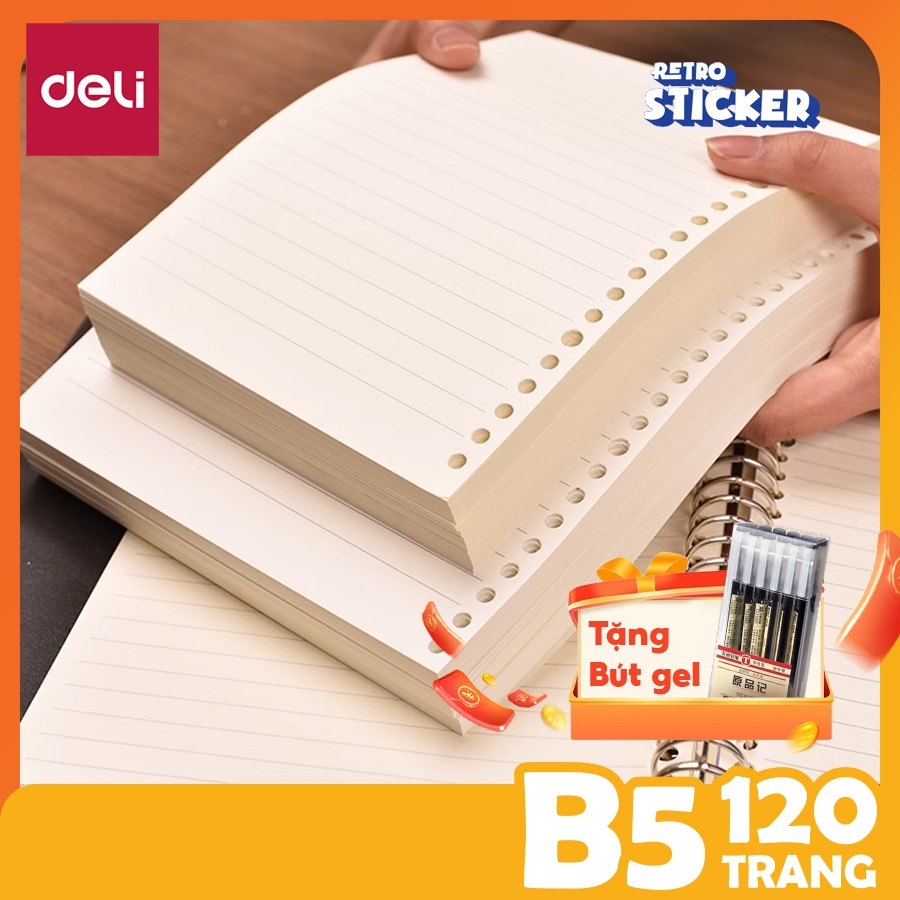 [GIVE PEN] B5 A5 กระดาษเติมโน้ตบุ๊ก 120 หน้าเติมทดแทนราคาประหยัดเหมาะสําหรับนักเรียน