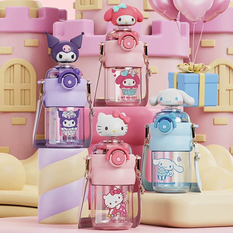 XO New 2025 Tritan Kuromi, Cinnamon, Melody, Icon 3D Spring สินค้าแท้