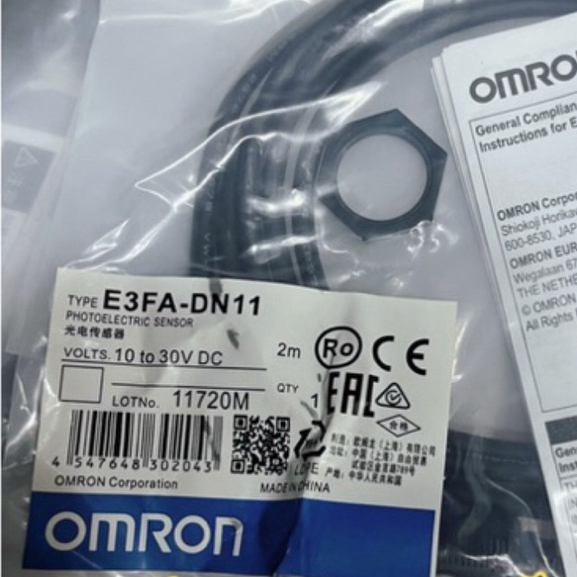 เซ็นเซอร์ออปติคอล E3FA-DN11 2M (ตัวสะท้อนแสงกระจาย)