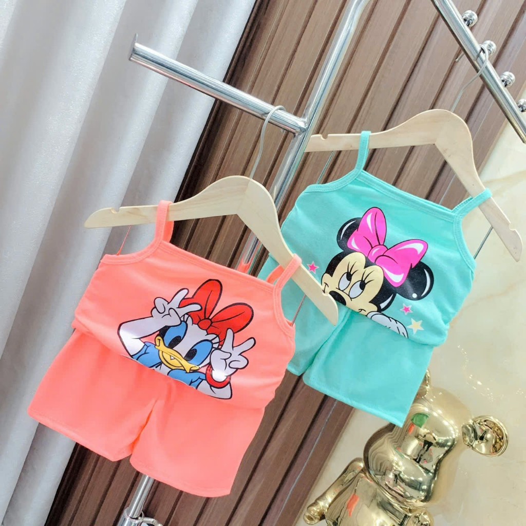 COMBO 5 ชุด 2 DUCK PRINTED STRAPS สําหรับ GIRLS 6-18KG สีสุ่ม