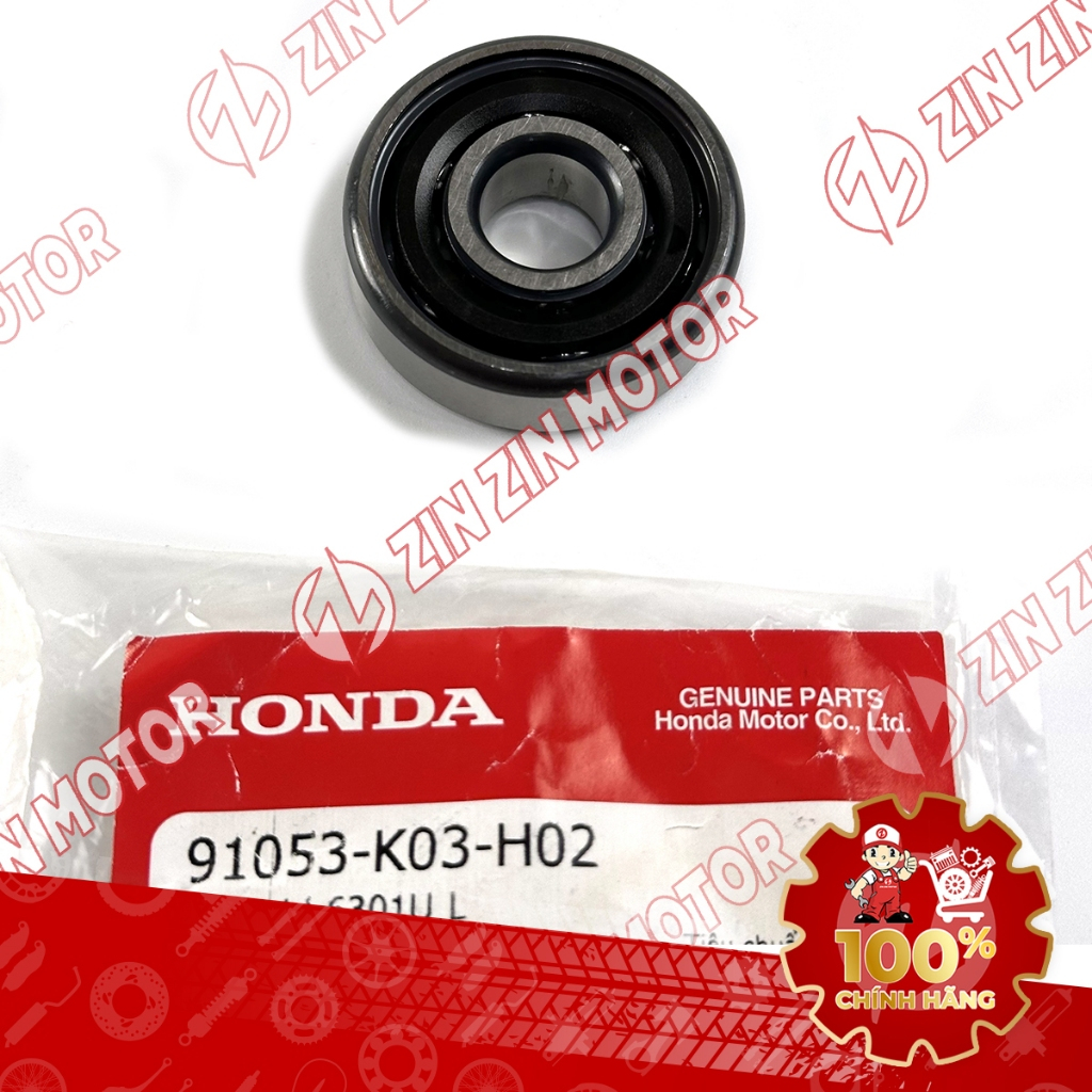 แบริ่ง 6301U, แบริ่งล้อหลังขวา Wave RSX 2019 2020 2021 2022 2023 91053-K03-H02 ของแท้ - ZZM