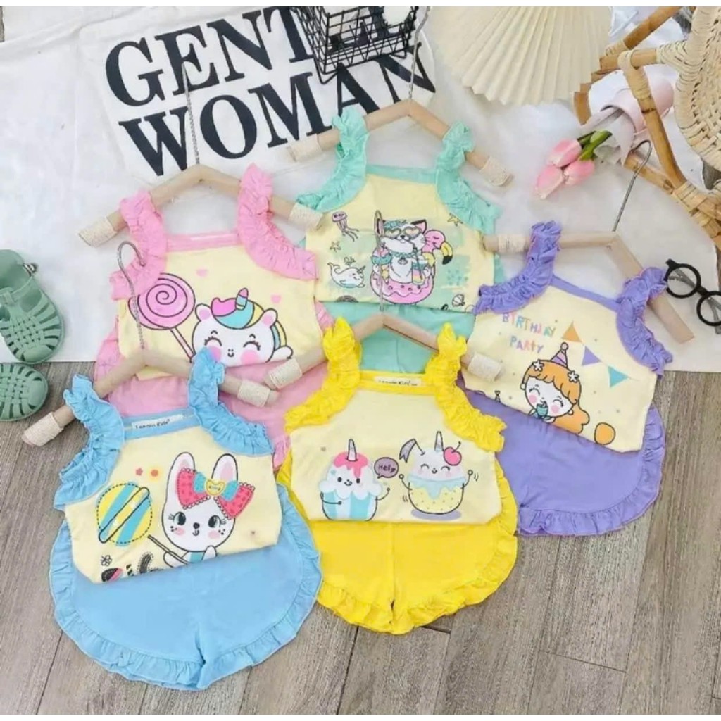 COMBO 5 ชุด 2 STRINGS OF 5 SHAPES สําหรับ GIRLS ขนาด 6-18KG