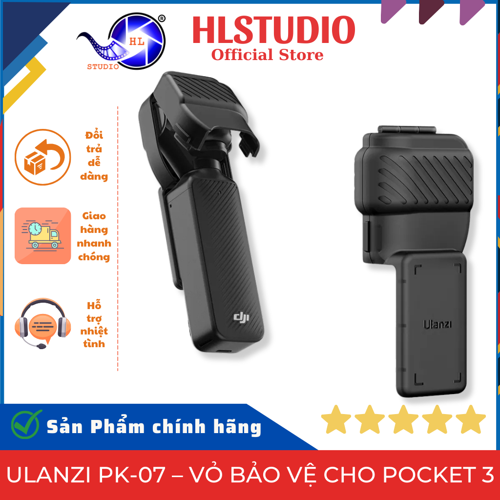 Ulanzi PK-07 HL Studio - DJI Osmo Pocket 3 Protection - พลาสติก, 22G, 113.5X50.6X34.5 MM