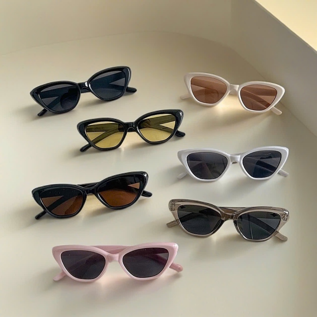 แฟชั่น Retro Cat Eye แว่นตากันแดดสําหรับเด็ก Anti-UV K03 BiNgoKids K03