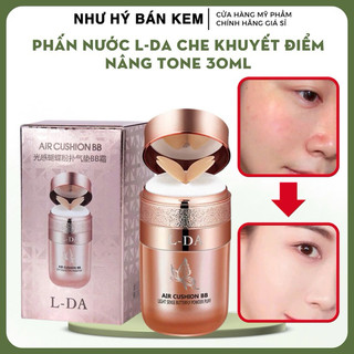 Phấn Nước L-DA Air Cushion BB Kiềm Dầu Che Phủ Mịn Màng Dưỡng Trắng Nâng Tone 30mL
