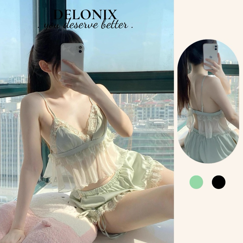 B12 ชุดนอนผ้าไหมใหม่ลูกไม้ระดับไฮเอนด์หุ่นเย้ายวนมาตรฐานกวางโจวผลิตภัณฑ์สตรีคุณภาพสูง