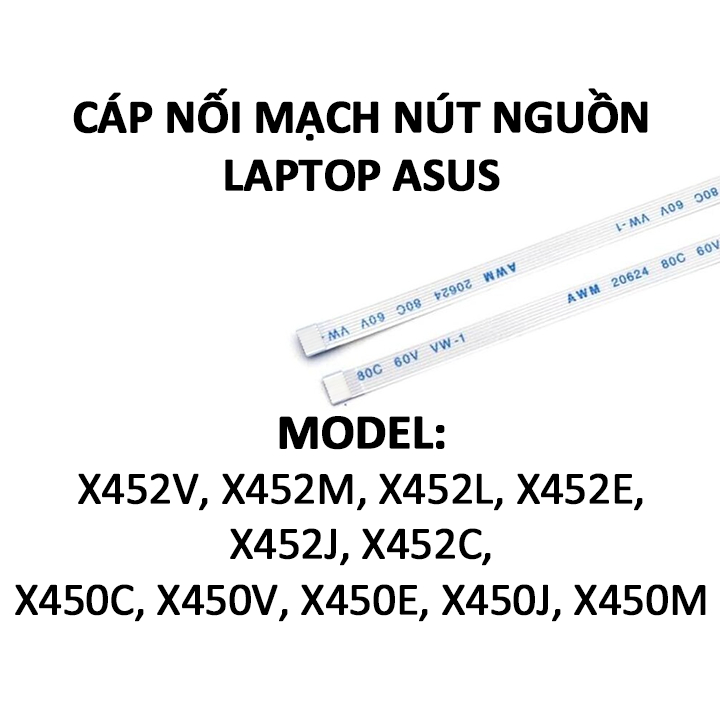 สายไฟปุ่มวงจรสําหรับ Asus X450CC X450CA K450C K450V F450L F452C F452L X452C X452L X452M K450 P450 X4