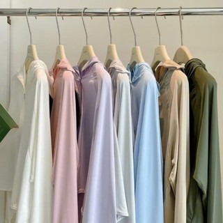 Áo chống nắng nữ dáng ngắn chống tia UV chất liệu lụa băng mềm mại siêu thấm hút mồ hôi